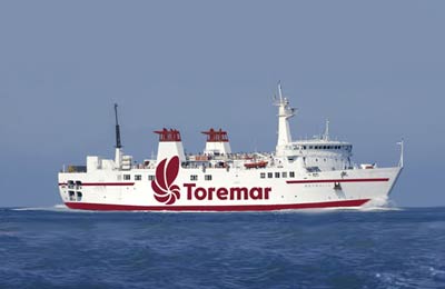 Tendrás una travesía agradable con Toremar